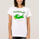Women's Pickleball Dog Pickles T-shirt<br><div class="desc">Women's Pickleball Dog Pickles T-shirt
Funny pickleball t-shirt makes a great gift for all your pickleball playing friends,  teammates,  doubles partners,  etc. Great for men,  women,  kids,  children,  boys,  girls ,  teens,  etc.</div>