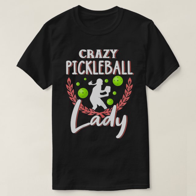 Womens Pickleball  Funny Pickleball Lady Picklebal T-Shirt (Design Front)