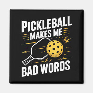 Women's pickleball makes say bad words funny pickl magnet