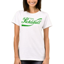 Women's Pickleball T-shirt: "Enjoy Pickleball"