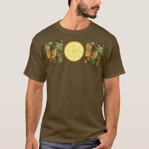 Womens Pineapple Mom Outfit Aloha Hawaii Beaches F T-Shirt