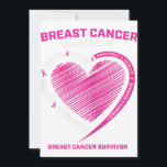 Womens Pink Breast Cancer Survivor Gifts Women Mum Announcement<br><div class="desc">Womens Pink Breast Cancer Survivor Gifts Women Mum</div>
