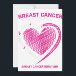 Womens Pink Breast Cancer Survivor Gifts Women Mum Announcement<br><div class="desc">Womens Pink Breast Cancer Survivor Gifts Women Mum</div>