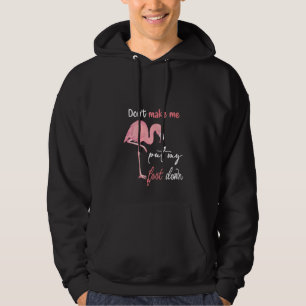 Womens Pink Flamingo Woman Men Summer Hoodie