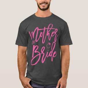 Womens Pink Ring Mother Of The Bride T s T-Shirt