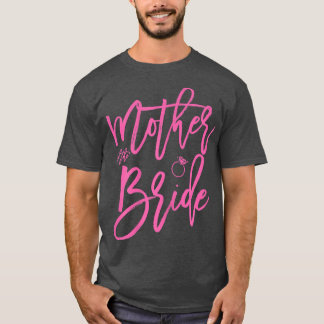Womens Pink Ring Mother Of The Bride T s T-Shirt