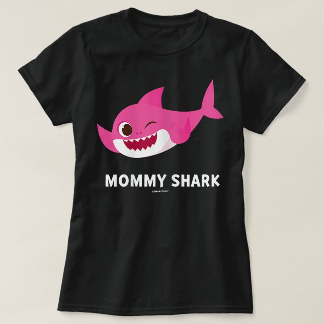 Womens Pinkfong Mummy Shark Official  T-Shirt (Design Front)