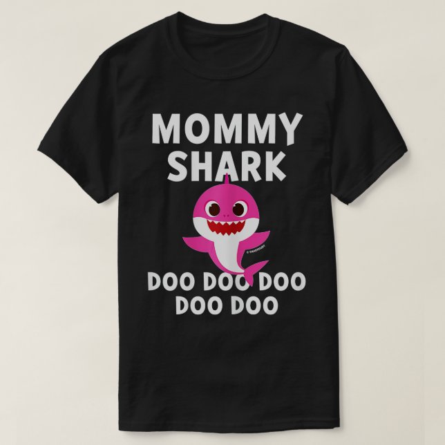 Womens Pinkfong Mummy Shark Official  T-Shirt (Design Front)