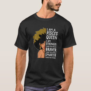 Womens Pisces queen women Astrology zodiac Pisces T-Shirt