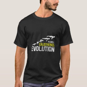 Womens Planche Calisthenics Evolution Street Worko T-Shirt
