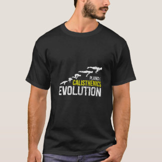 Womens Planche Calisthenics Evolution Street Worko T-Shirt