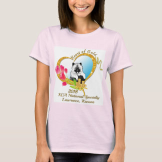 Women's Plus Size Baseball tee with 2018 KCA logo