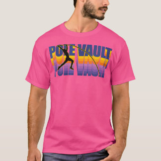 Womens Pole Vault - Vintage Look Pole Vaulting T-Shirt