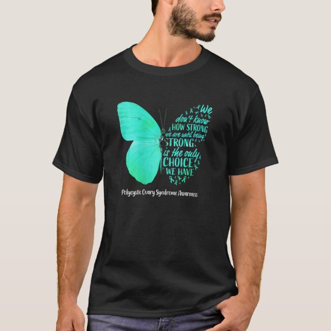 Womens Polycystic Ovary Syndrome Pcos Awareness Bu T-Shirt (Front)