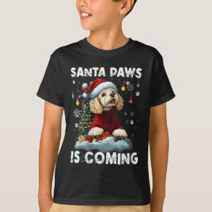 Womens Poodle Christmas Tree Lights Decorations Do T-Shirt