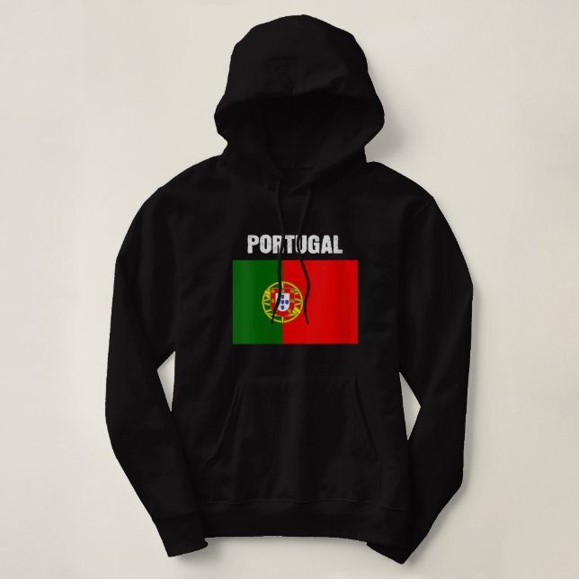 Womens Portugal  Jersey Retro Children Women Men 2 Hoodie (Design Front)