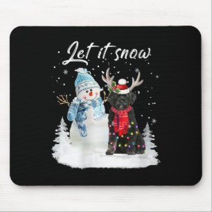 Womens Portuguese Water Dog Santa Dog Christmas Sn Mouse Mat