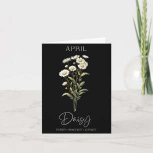 Womens Positive Quote Flower Birthday Floral Birth Card