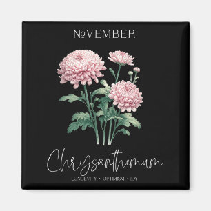 Womens Positive Quote Flower Birthday Floral Birth Magnet