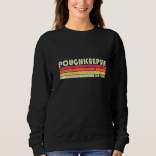 Womens POUGHKEEPSIE NY NEW YORK Funny City Home Ro Sweatshirt