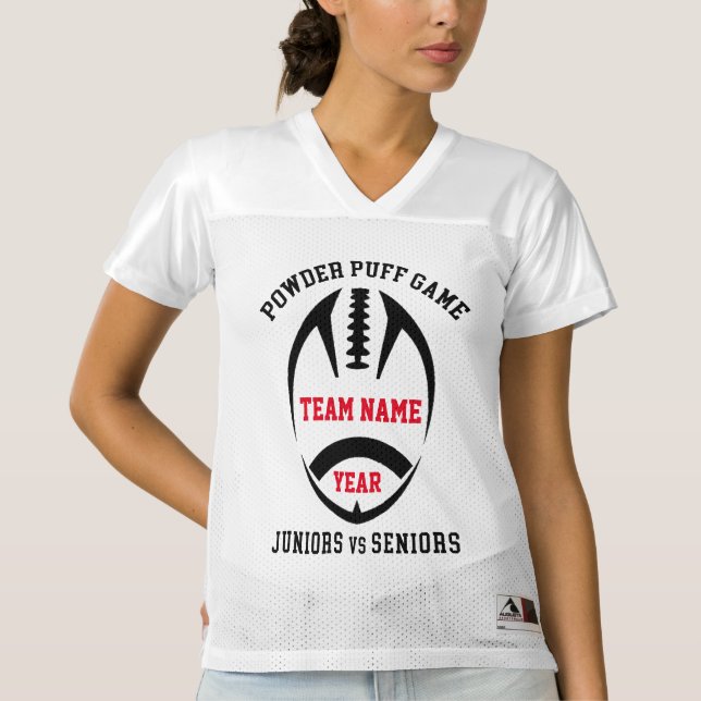 Women's Powder Puff Jersey Template (Front)