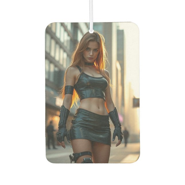 women's power car air freshener (Front)