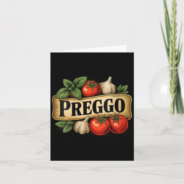 Womens Preggo Costume Pregnancy Announcement Prego (Front)