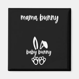 Womens Pregnant Easter Pregnancy Announcement Mama Magnet