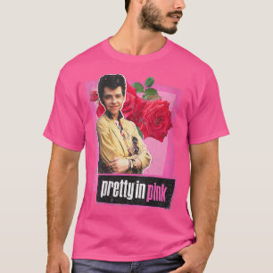 Womens Pretty in Pink Duckie Rose VNeck T-Shirt