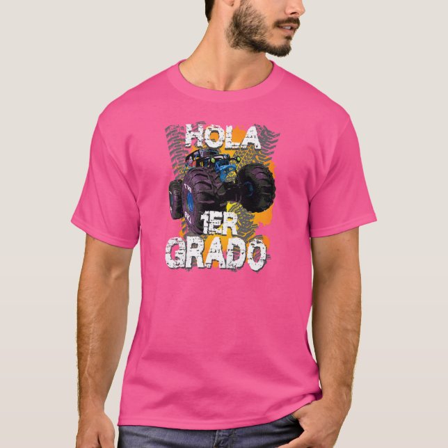 Womens Primer Dia De Escuela Maestra Spanish 1 Gra T-Shirt (Front)