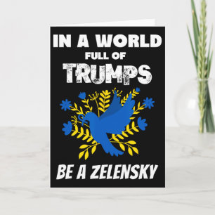 Women's Pro Zelensky We Need More Zelenskys Suppor Card
