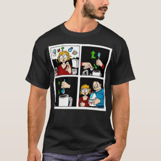 Women'S Problem. Bathroom Trash Can. Feminist Cart T-Shirt