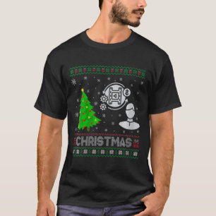Womens Producer Xmas Tree Lighting Ugly Christmas T-Shirt