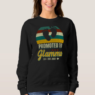 Womens Promoted Glamma 2022 Vintage 1st Time Mothe Sweatshirt