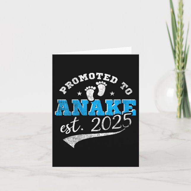 Womens Promoted To Anake 2025 New Hawaiian Aunt Vi Card (Front)