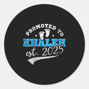 Womens Promoted To Khaleh 2025 New Iranian Aunt Vi Classic Round Sticker