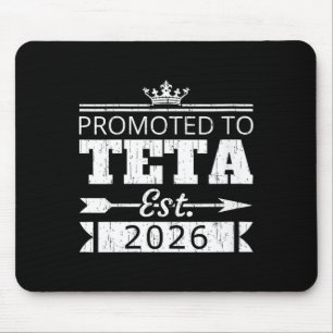 Women's promoted to teta est 2026 new aunt reveal mouse mat