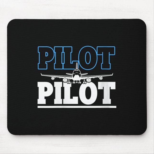 Womens Proud Commercial Airline Lot Aeroplane Care Mouse Mat (Front)