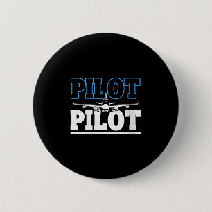 Womens Proud Commercial Airline Lot Airplane Caree 6 Cm Round Badge