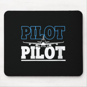 Womens Proud Commercial Airline Lot Airplane Caree Mouse Mat