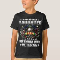 Womens Proud Daughter Of A Vietnam War Veteran Mil
