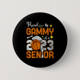 Womens proud gammy of a 2023 senior basketball gra 6 cm round badge