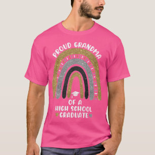 Womens Proud Grandma Of A High School Graduate Rai T-Shirt