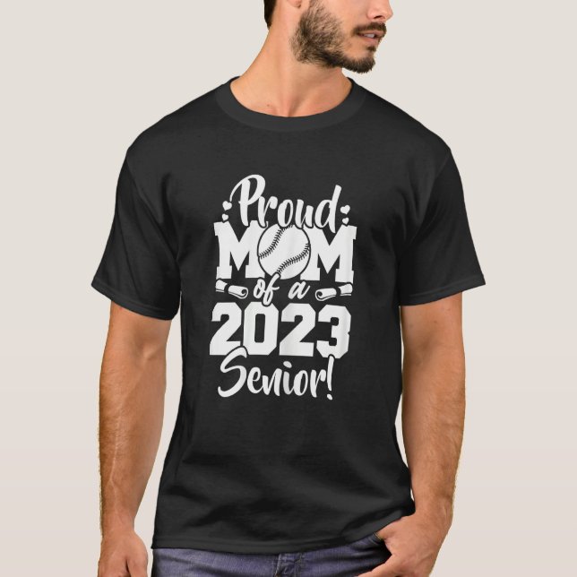 Womens Proud Mom Of A 2023 Senior Sport Lover Base T-Shirt (Front)