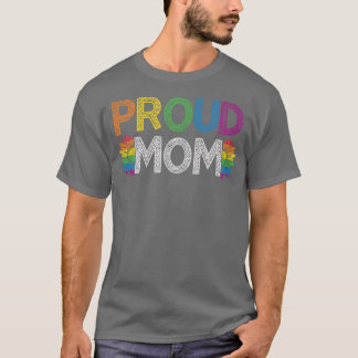 Womens Proud Mum LGBT  LGBT Pride Month Proud Mum  T-Shirt