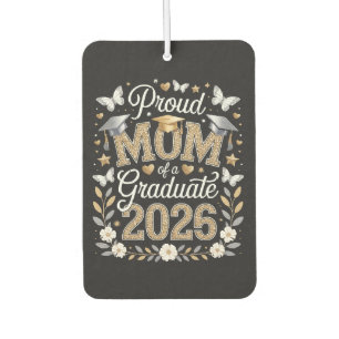 Womens Proud mum of a 2026 Graduate Car Air Freshener