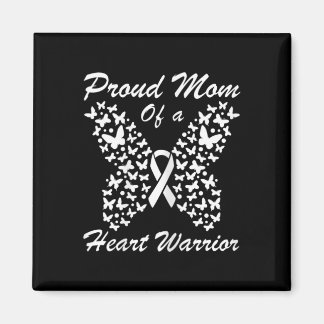 Womens Proud Mum Of A Heart Warrior Heart Disease Magnet