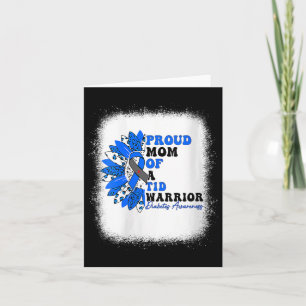 Womens Proud Mum Of A T1d Warrior Type 1 Diabetes Card