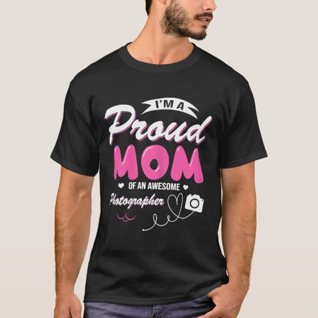 Womens Proud Mum Of An Awesome Photographer Women  T-Shirt (Front)