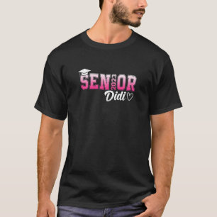 Womens Proud Senior Didi 2023 Graduation Graduate T-Shirt